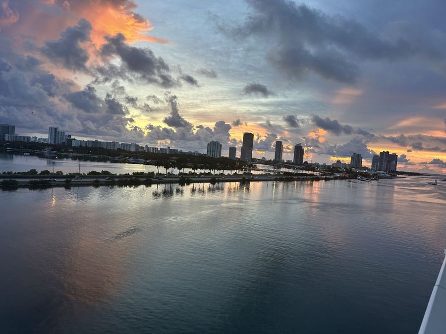Sunrise over Miami
